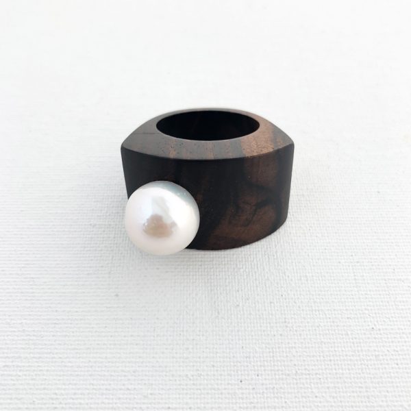 Anello Marine con perla