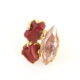 Anello con corallo bambù