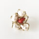 Anello in argento con perle