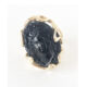 Anello in cammeo nero