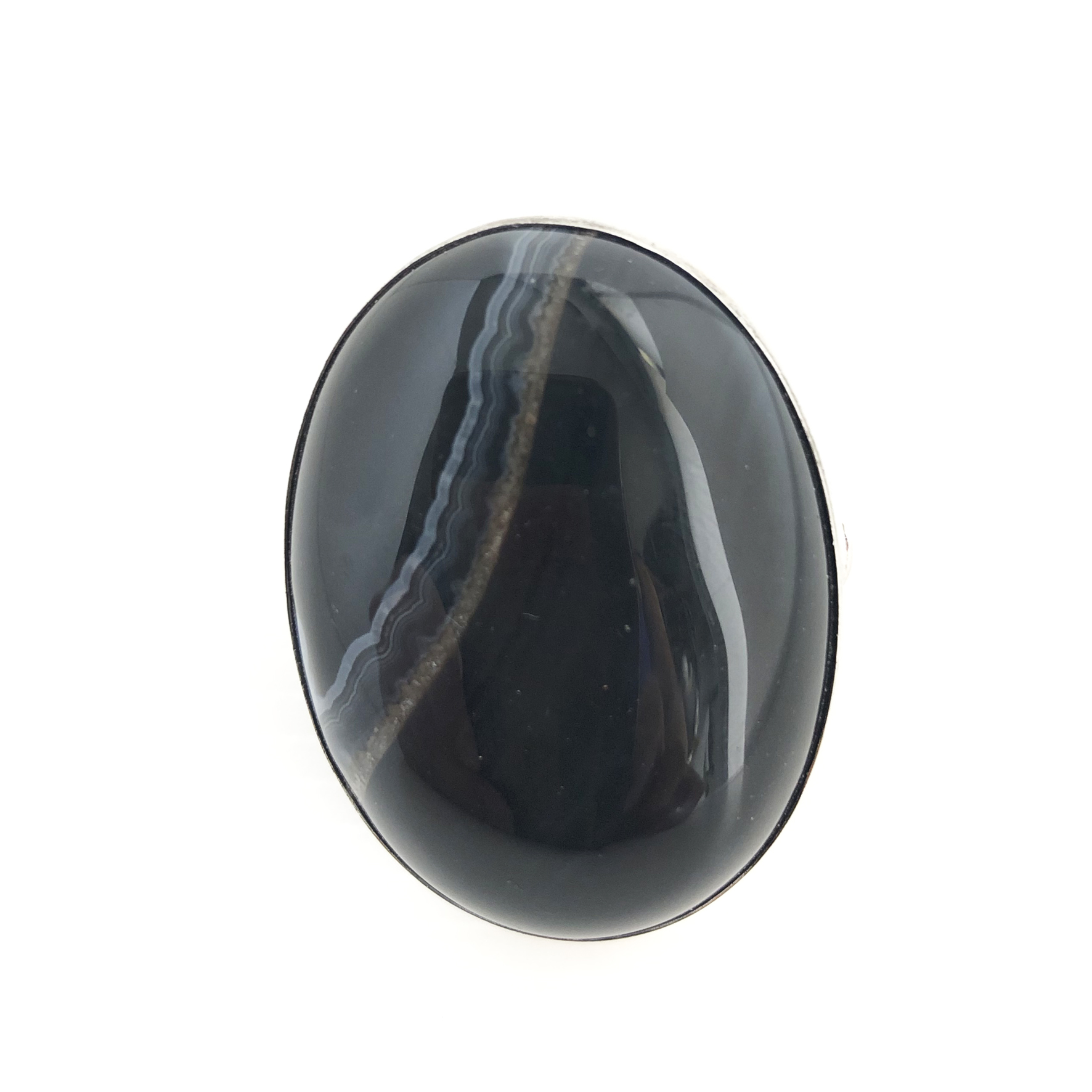 Anello in onice nero