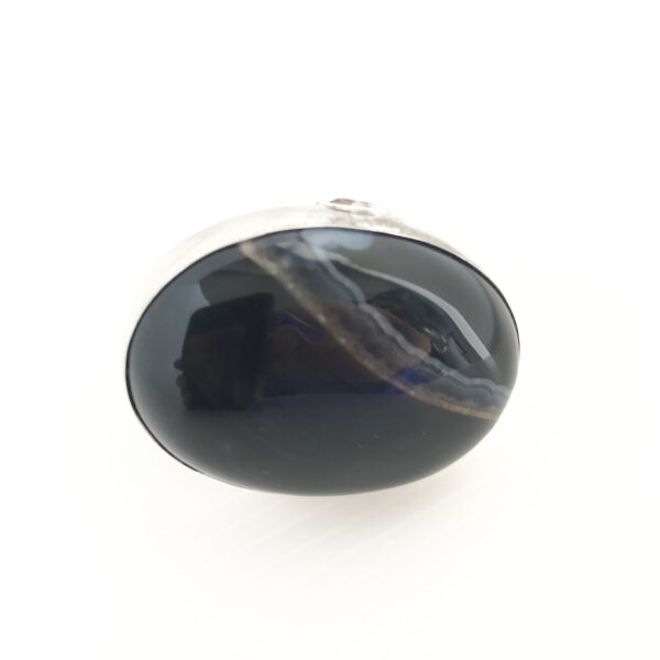 Anello ovale in onice