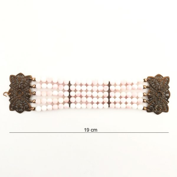 Bracciale Louiza cinque fili in perle di conchiglia