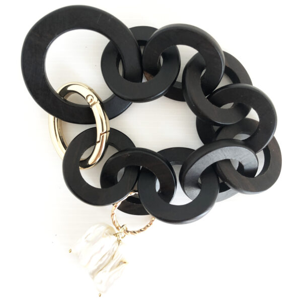Bracciale a catena in ebano
