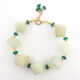 Bracciale con cubi di giada 3d