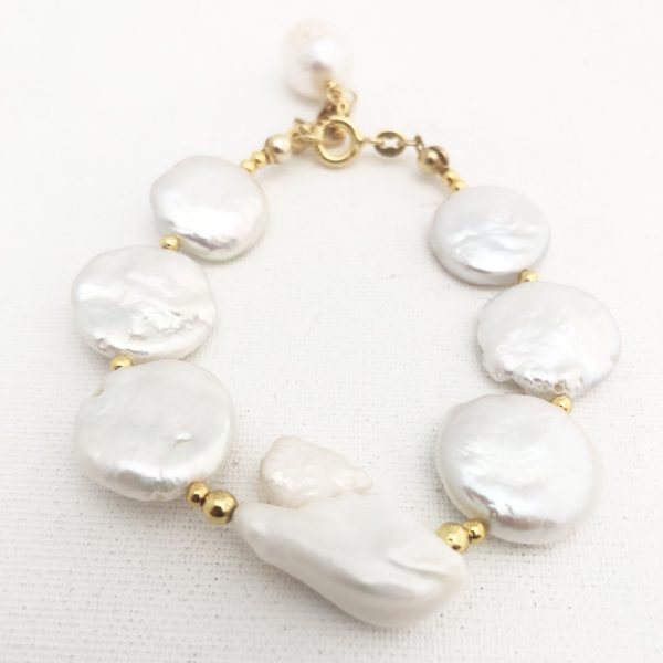 Bracciale con perle barocche