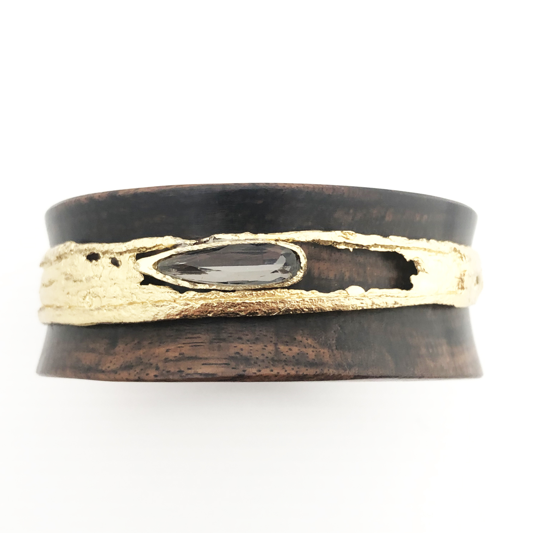 Bracciale ebano e bronzo