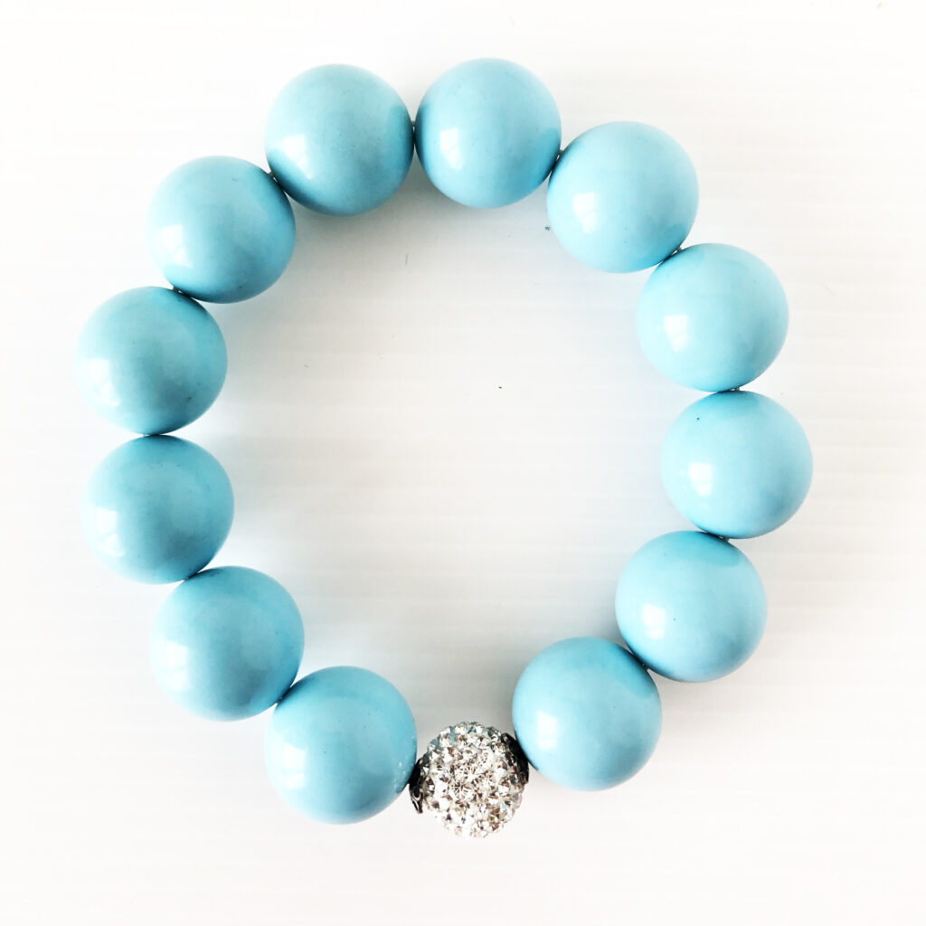 Bracciale in pasta di turchese