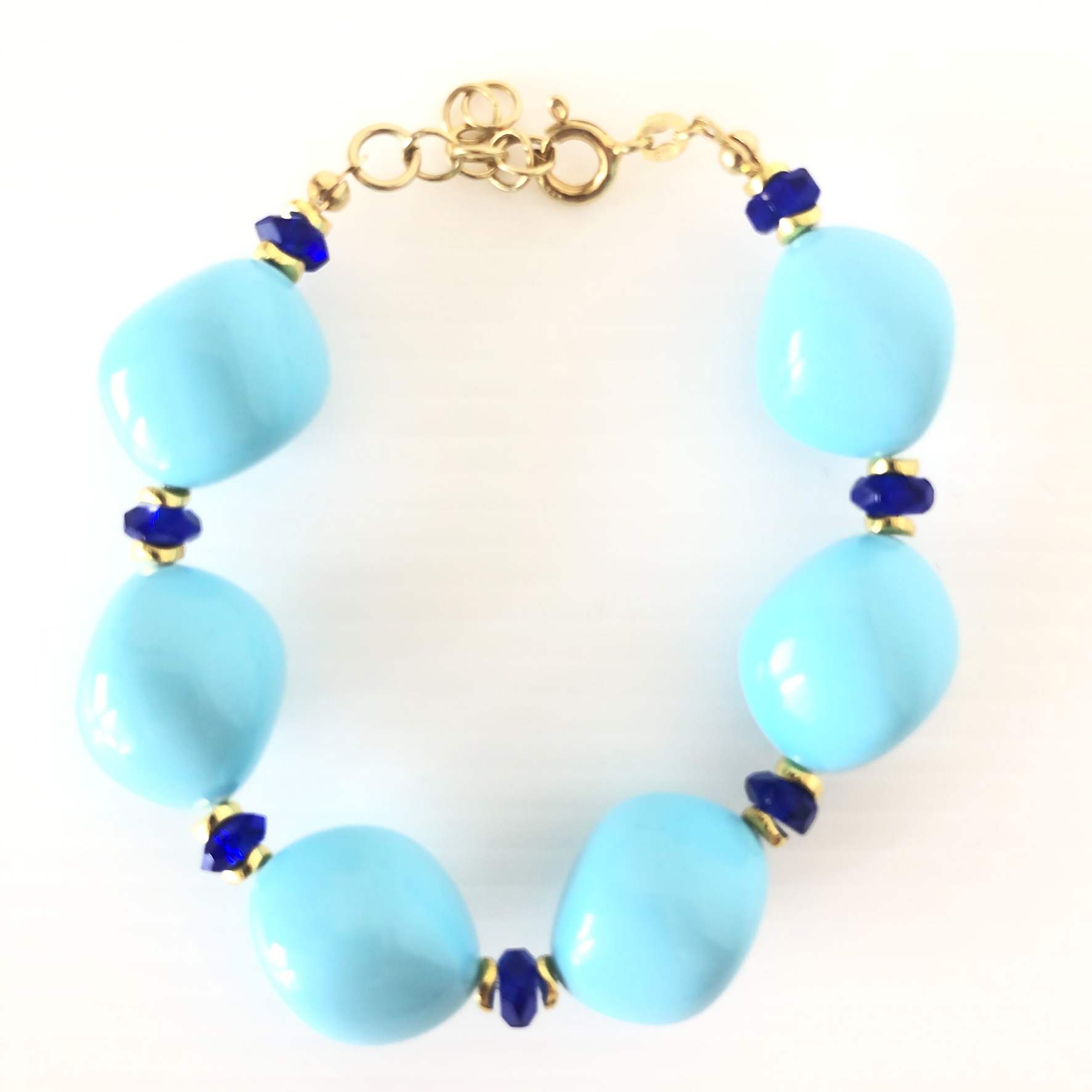 Bracciale in pasta di turchese