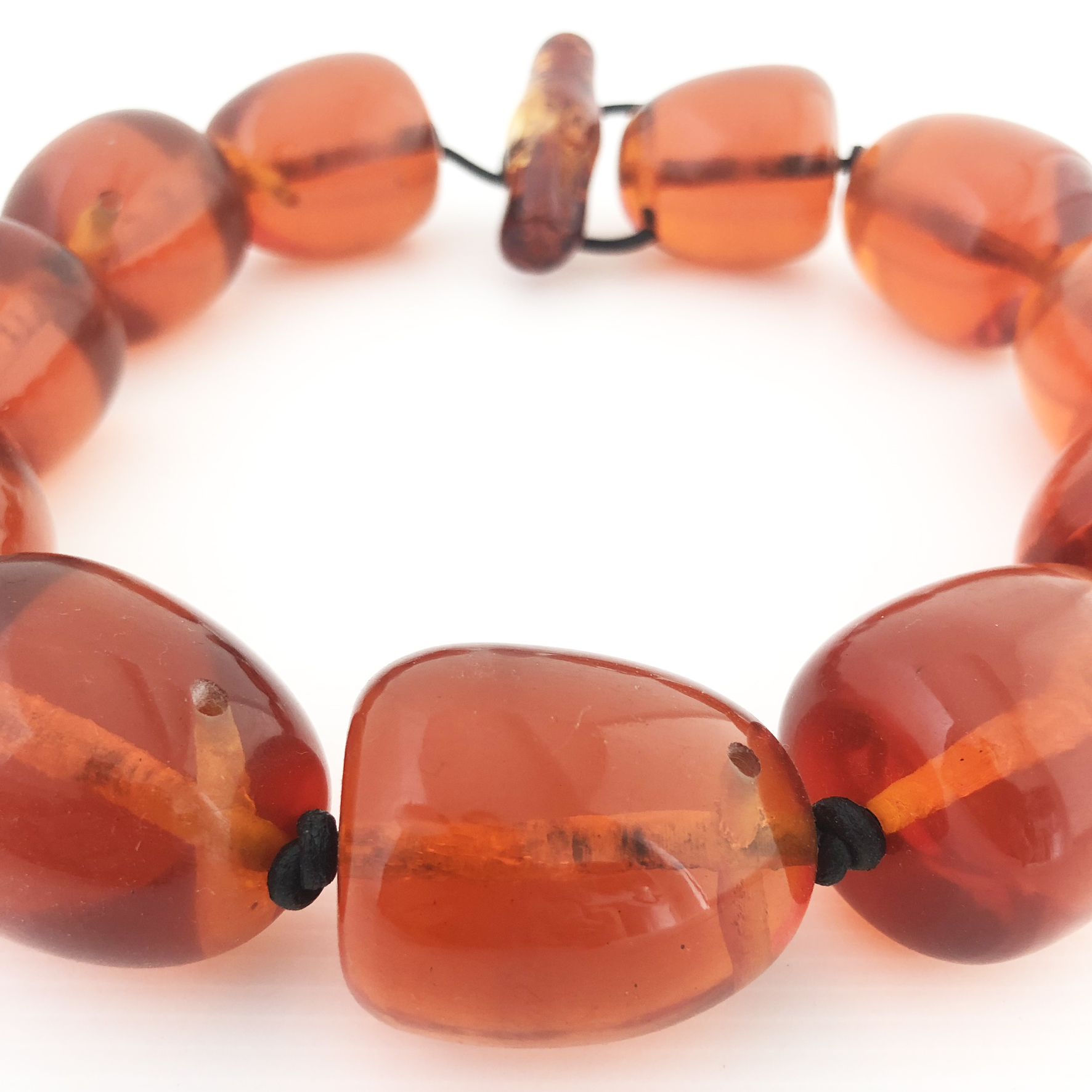 Collana ambra antica