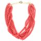 Collana color ciliegia