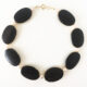 Collana con ovali in ebano
