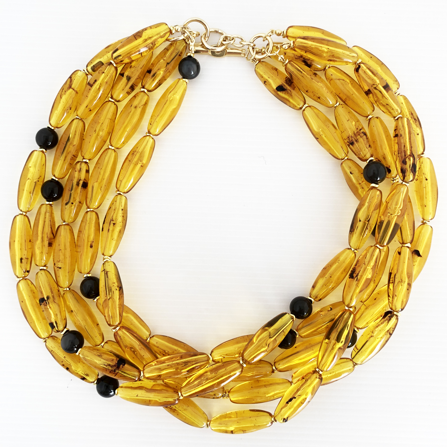 Collana in ambra vintage